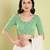 Salwar Studio Geometric Print Cotton Readymade Blouse - Pack of 1 | Women's Fashion