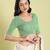 Salwar Studio Geometric Print Cotton Readymade Blouse - Pack of 1 | Women's Fashion