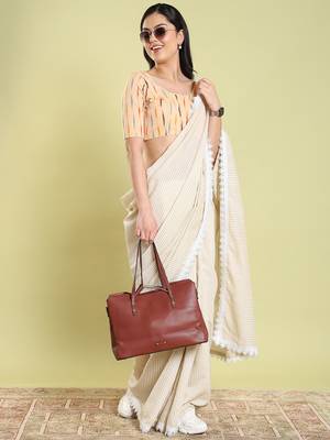 Salwar Studio Geometric Print Cotton Readymade Blouse - Pack of 1 | Women's Fashion 5