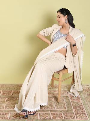 Salwar Studio Geometric Print Cotton Readymade Blouse - Pack of 1 | Women's Fashion 5