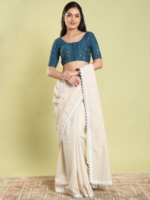 Salwar Studio Geometric Print Cotton Readymade Blouse - Pack of 1 | Women's Fashion 5