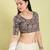 Salwar Studio Floral Print Cotton Readymade Blouse - Pack of 1 | Women's Fashion