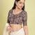 Salwar Studio Floral Print Cotton Readymade Blouse - Pack of 1 | Women's Fashion