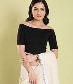 Salwar Studio Solid Cotton Readymade Blouse - Pack of 1 | Women's Fashion