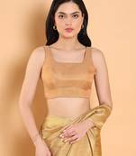 Salwar Studio Self Design Tissue Readymade Blouse - Pack of 1 | Women's Fashion