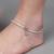American diamond studded handcrafted anklets payal for women and girls