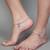 American diamond studded handcrafted anklets payal for women and girls