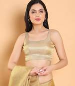 Salwar Studio Self Design Tissue Readymade Blouse - Pack of 1 | Women's Fashion