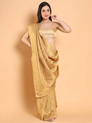 Salwar Studio Self Design Tissue Readymade Blouse - Pack of 1 | Women's Fashion 5