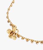 24ct gold-plated copper stylish handcrafted anklets payal for women and girls