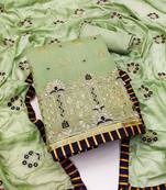 Pista Modal Hand Work Dress Material With Inner