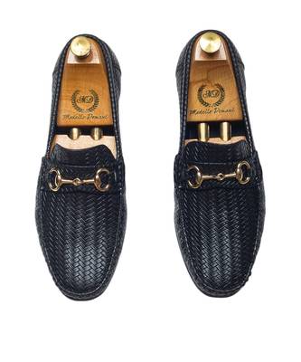 Textured buckle slipons 4