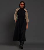 Black & beige sphara jumpsuit