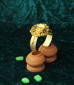 Women 24ct gold-plated cuff bracelet