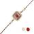 rakshabhandhan special meenakari kundan stone rakhi with roli chawal for bhaiya/brother/mens (r098m)