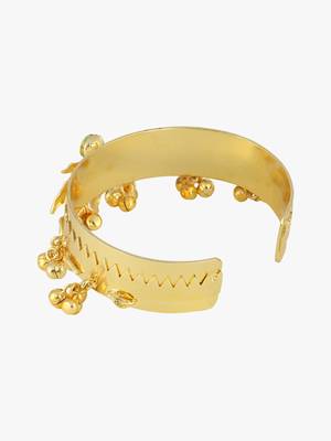 Women 24ct gold-plated cuff bracelet 2