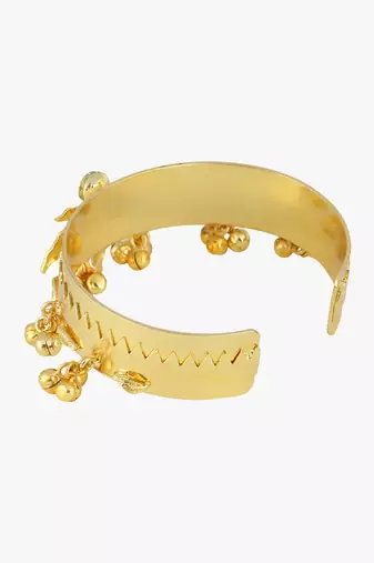 Women 24ct gold-plated cuff bracelet