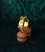 Women 24ct gold-plated cuff bracelet