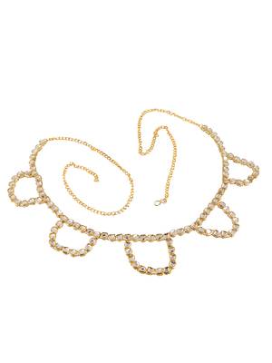 Gold-plated stone-studded handcrafted kamarbandh 2