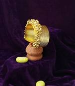 Women 24ct gold-plated cuff bracelet