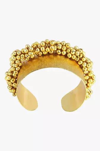 Women 24ct gold-plated cuff bracelet