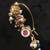 24ct gold-plated marathi stone studded nose pin