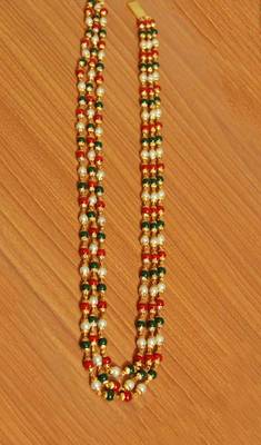 Multicolor pearl necklaces 1