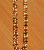 Multicolor pearl necklaces