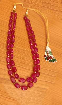 Pink necklaces 1