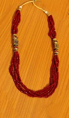 Ruby Antique Look Necklace 1