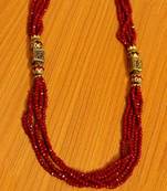 Ruby Antique Look Necklace