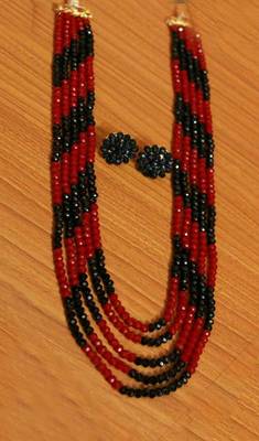 Multicolor Crystal Necklace-Sets 1
