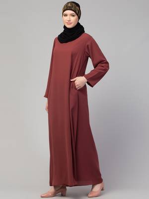 Nazneen flare daily wear basic Casual Abaya 4