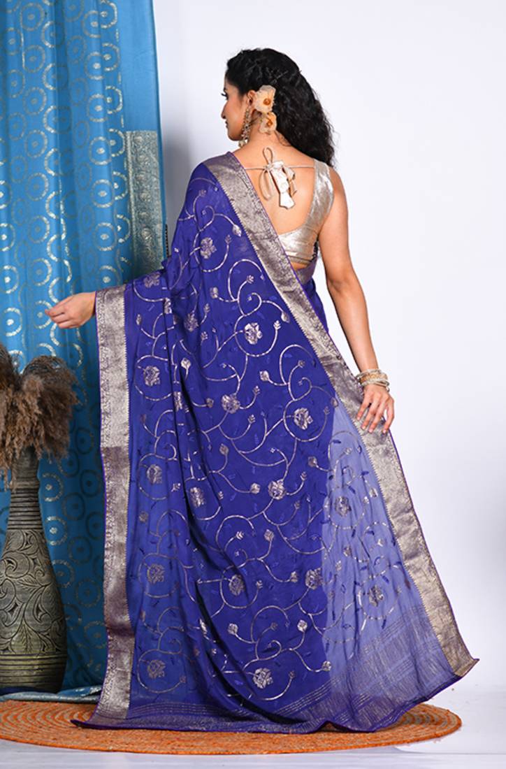 HEAVY EMBODIERY SAREE