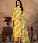 Yellow Colour Fancy Festive Salwaar Kameez For Girlish Trendy Looks