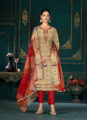 Yellow Colour Fancy Festive Salwaar Kameez For Girlish Trendy Looks 1