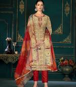 Yellow Colour Fancy Festive Salwaar Kameez For Girlish Trendy Looks