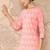 Pink Printed Pure Cotton Kurta