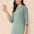 Green Printed Pure Cotton Kurta