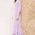 Lavender Embroidered Pure Cotton Kurta Set
