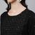 Black Embroidered Viscose Rayon Kurta Set