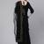 Black Embroidered Viscose Rayon Kurta Set