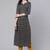 Black Printed Pure Cotton Kurta