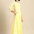 Yellow Lace Detailing Pure Cotton Kurta Set