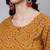 Mustard Printed Pure Cotton Dress