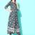 Grey Printed Pure Cotton Kurta Set