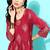 Maroon Printed Pure Cotton Dress