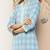 Sky Printed Pure Cotton Kurta Set