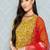 Yellow Printed Pure Cotton Dress