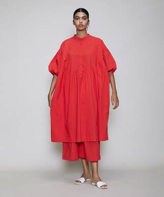 Red acra tunic dress 1